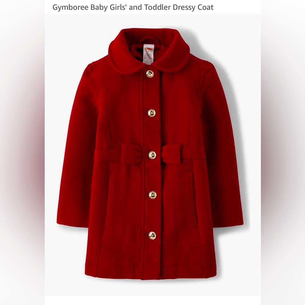 Gymboree Girls size 6 Red Dress Coat